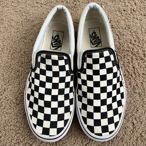 Slip on Vans Checkered